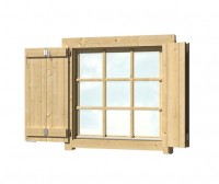 Fensterladen für Lasita Maja Gartenhäuser - Wahlweise für Einzelfenster und Doppelfenster