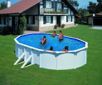Pool-Set Feeling Ovalform weiss